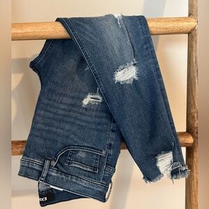 Express Stretch + Denim Perfect Ankle Jeans